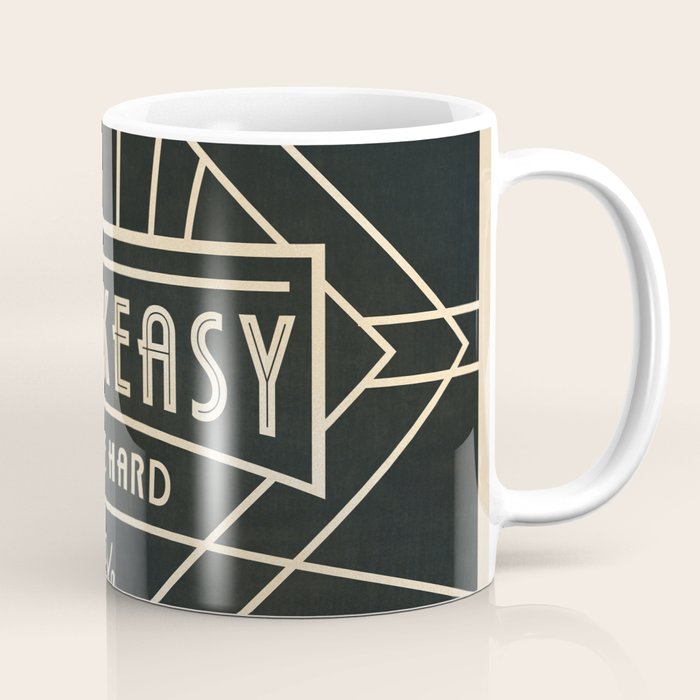 Art Deco Speakeasy Bar Sign Coffee Mug Gallery Image 1