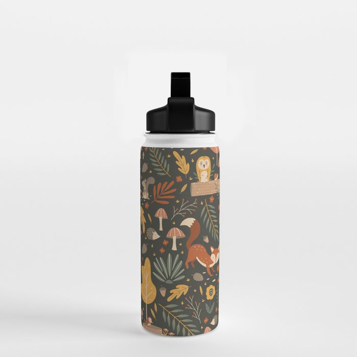Woodland Critters Water Bottle Gallery Image 2