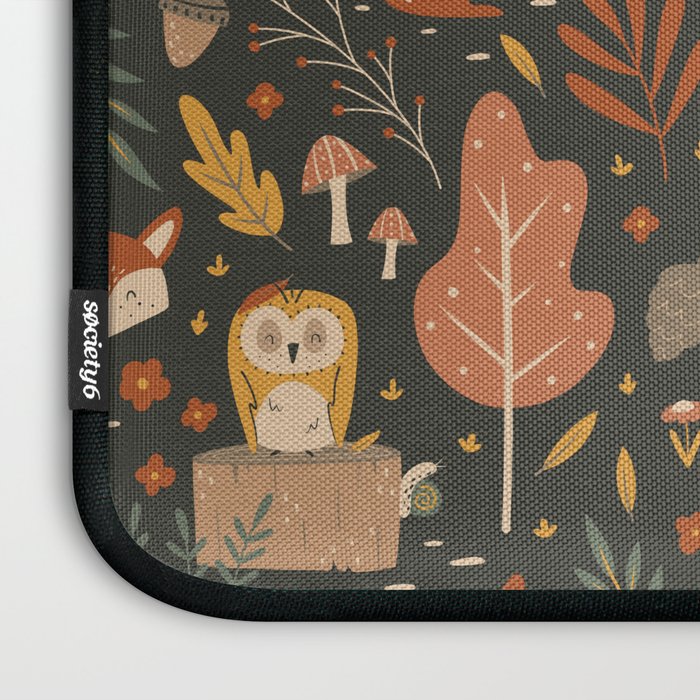 Woodland Critters Laptop Sleeve Gallery Image 3