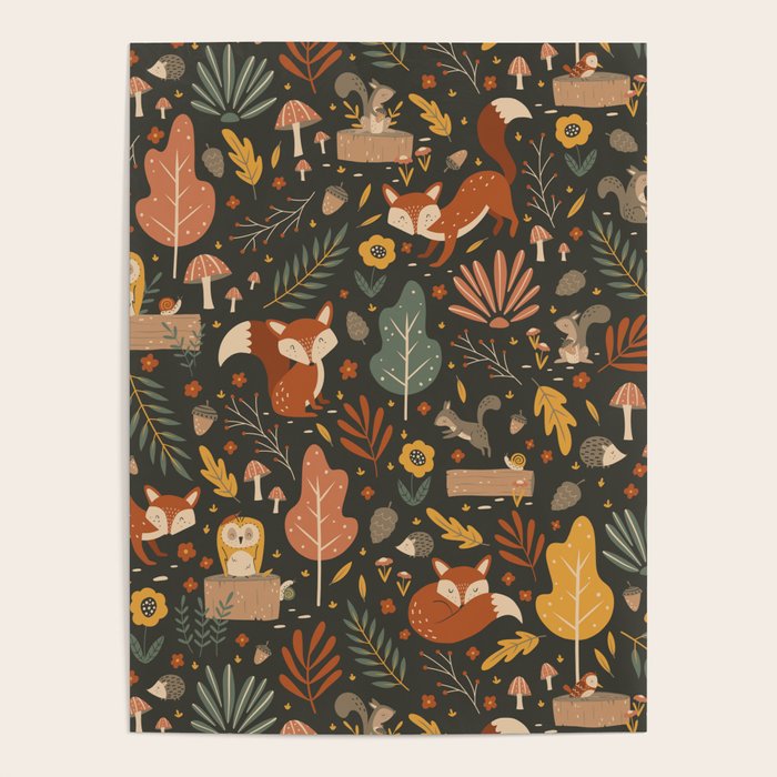 Woodland Critters Poster Gallery Image 4