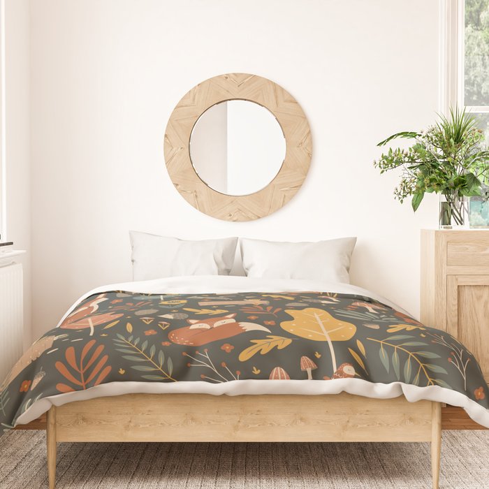 Woodland Critters Duvet Cover Gallery Image 3