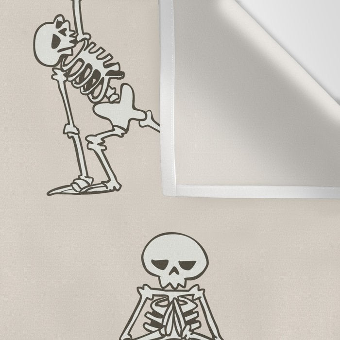 Skeleton Yoga Wall Tapestry Gallery Image 3