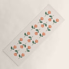 Pink Peony Pattern Yoga Mat Gallery Image 1