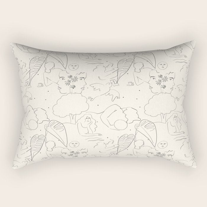 Morning Dreams Rectangular Pillow Gallery Image 2