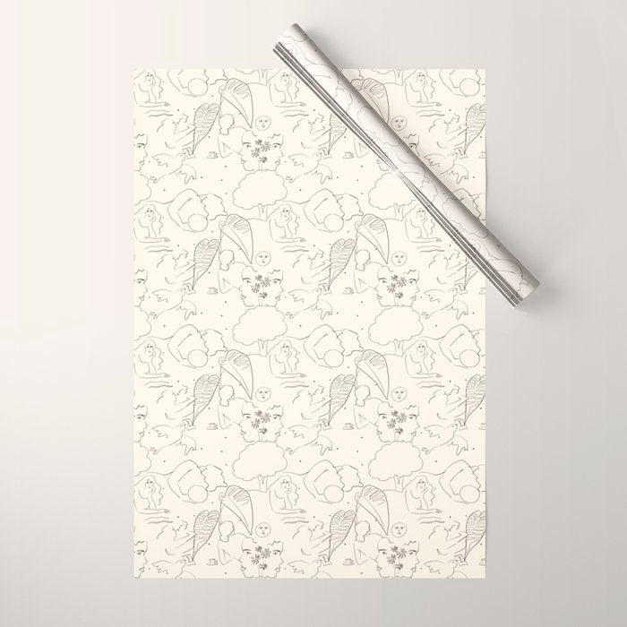 Morning Dreams Wrapping Paper Gallery Image 1