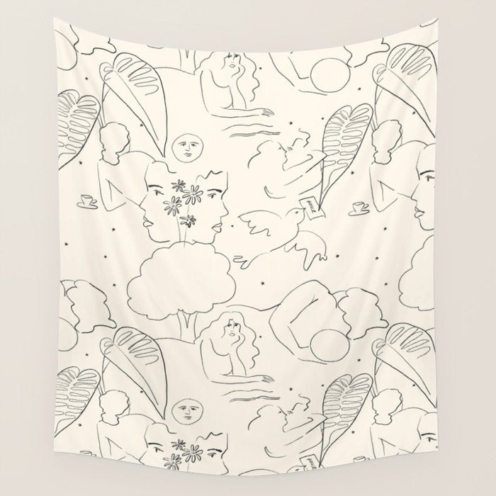 Morning Dreams Wall Tapestry Gallery Image 1