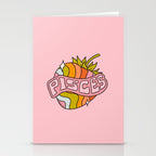 Pisces Strawberry Stationery Card Gallery Image 2