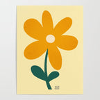 Giant yellow flower Poster Gallery Image 4