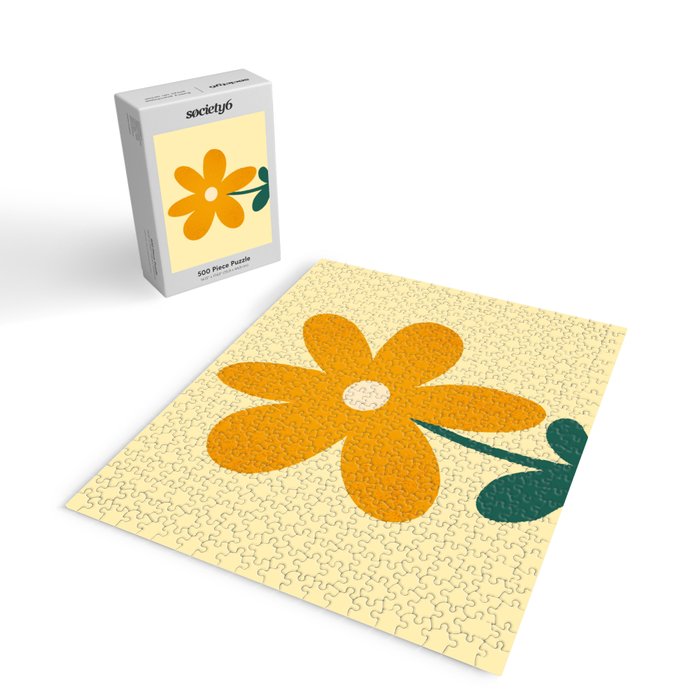 Giant yellow flower Jigsaw Puzzle Gallery Image 2