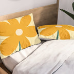 Giant yellow flower Pillow Sham Gallery Image 2