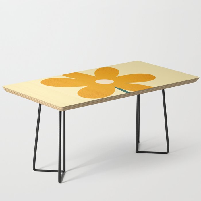 Giant yellow flower Coffee Table Gallery Image 1
