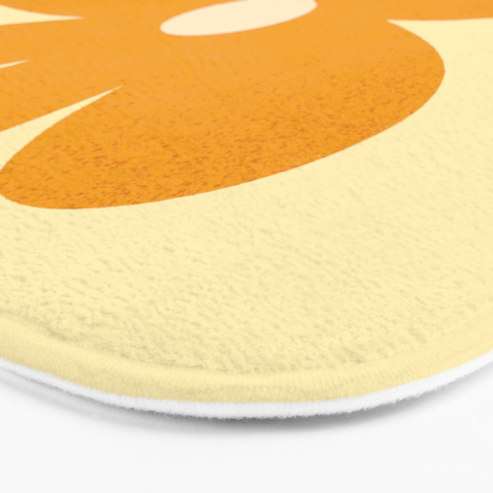 Giant yellow flower Bath Mat Gallery Image 3