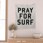Pray For Surf Wall Tapestry Gallery Image 2