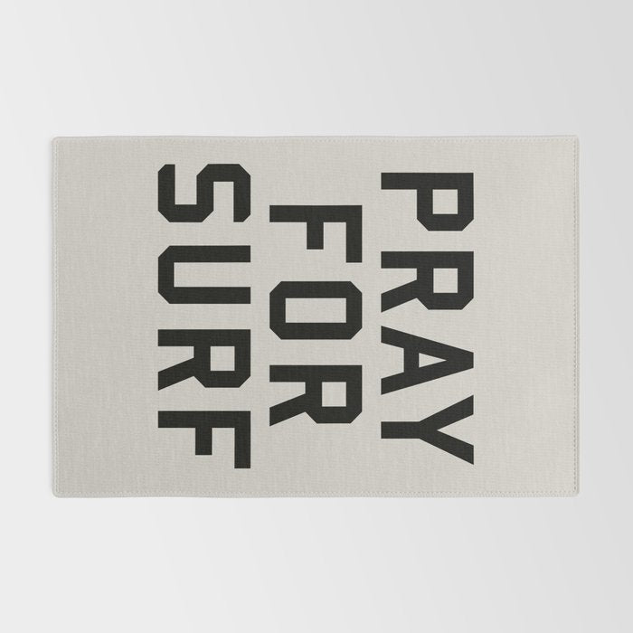 Pray For Surf Rug Gallery Image 2