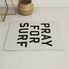 Pray For Surf Rug Gallery Image 1