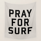 Pray For Surf Wall Tapestry Gallery Image 4