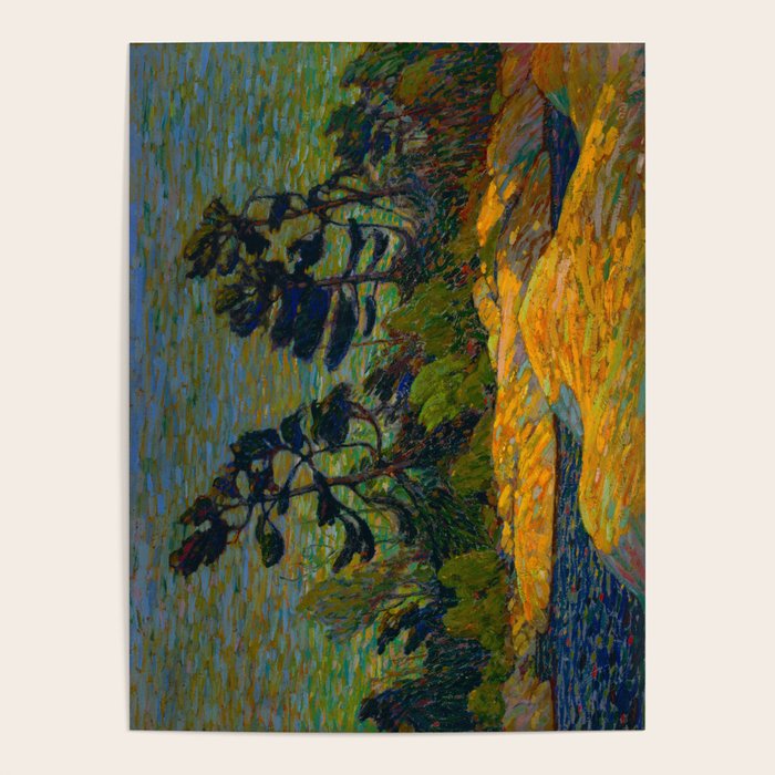 Tom Thomson Byng Inlet Georgian Bay winter 1914-1915 Canadian Landscape Artist Poster Gallery Image 1