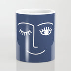 Wink (Navy) Coffee Mug Gallery Image 4