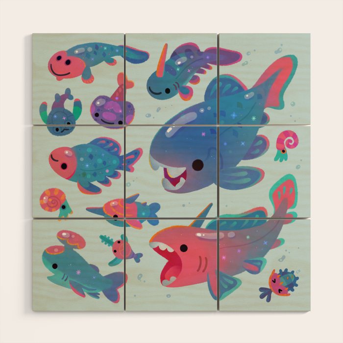 Devonian baby Wood Wall Art Gallery Image 1