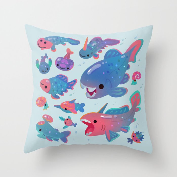 Devonian baby Throw Pillow Gallery Image 6