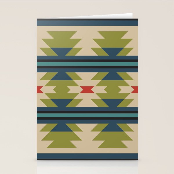 Southwestern Pattern 118 Stationery Card Gallery Image 1