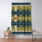 Southwestern Pattern 118 Window Curtain Gallery Image 5