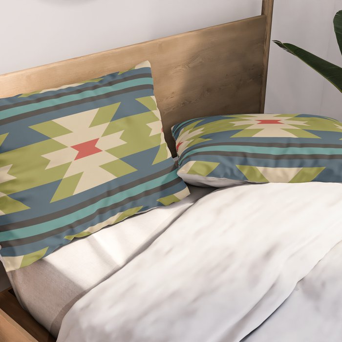 Southwestern Pattern 118 Pillow Sham Gallery Image 2