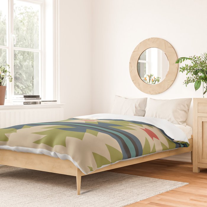 Southwestern Pattern 118 Duvet Cover Gallery Image 2