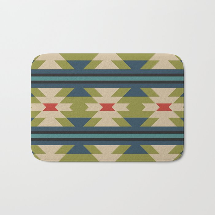 Southwestern Pattern 118 Bath Mat Gallery Image 1