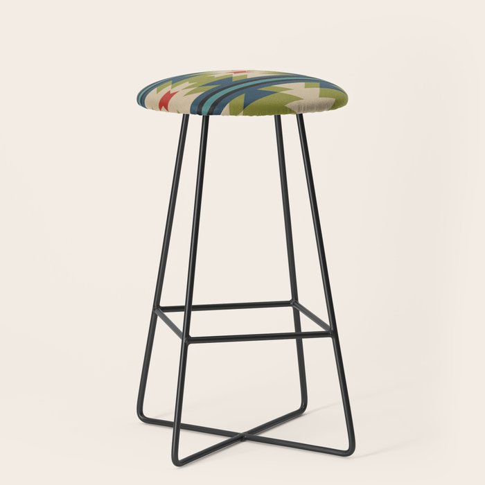 Southwestern Pattern 118 Stool Gallery Image 1