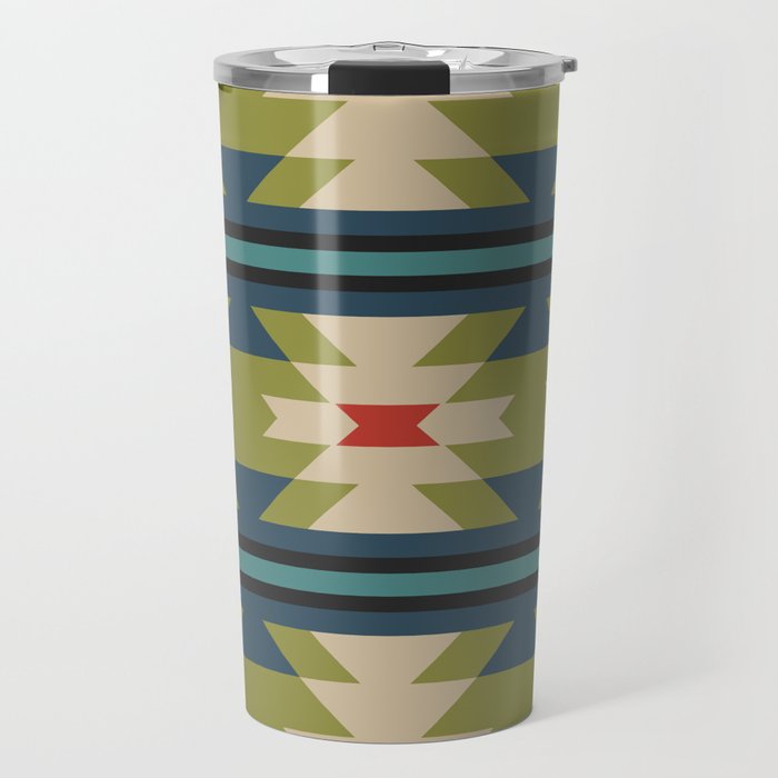 Southwestern Pattern 118 Travel Mug Gallery Image 1