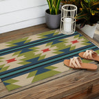 Southwestern Pattern 118 Outdoor Rug Gallery Image 2