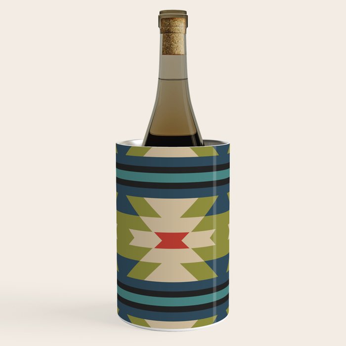 Southwestern Pattern 118 Wine Chiller Gallery Image 1