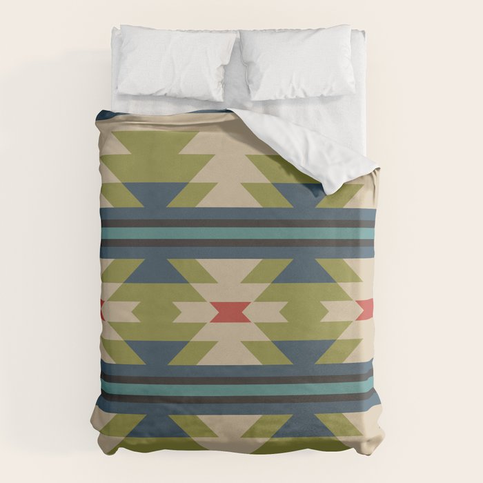Southwestern Pattern 118 Duvet Cover Gallery Image 1