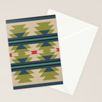 Southwestern Pattern 118 Stationery Card Gallery Image 2