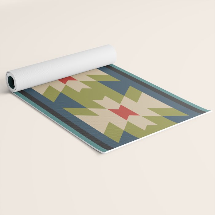 Southwestern Pattern 118 Yoga Mat Gallery Image 2