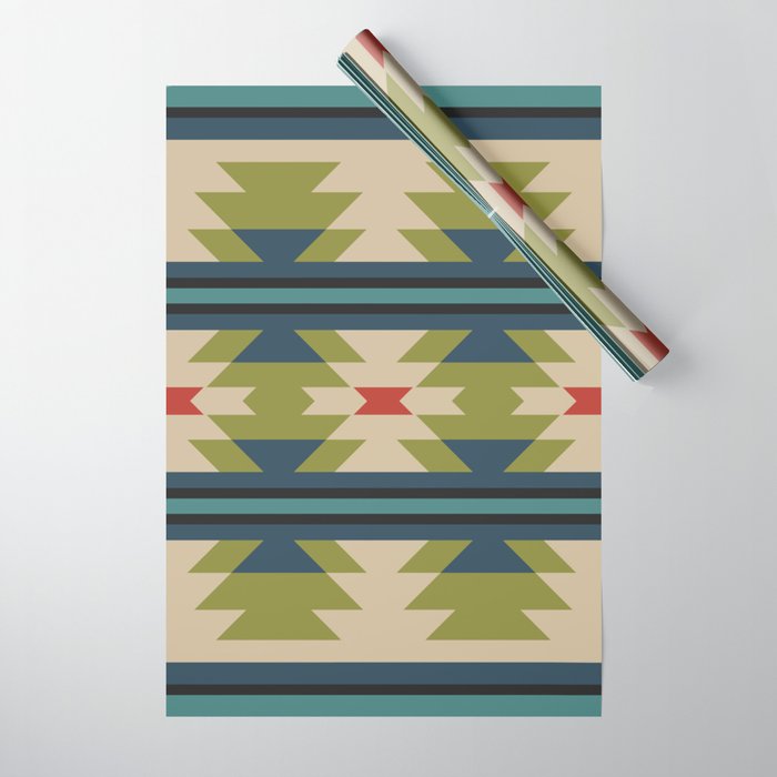 Southwestern Pattern 118 Wrapping Paper Gallery Image 1