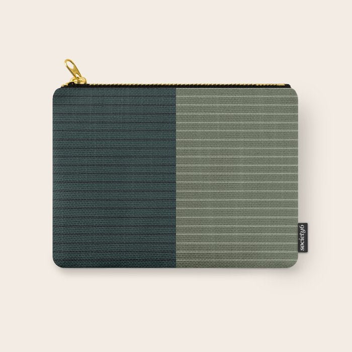 Color Block Lines XXXIX Carry All Pouch Gallery Image 1
