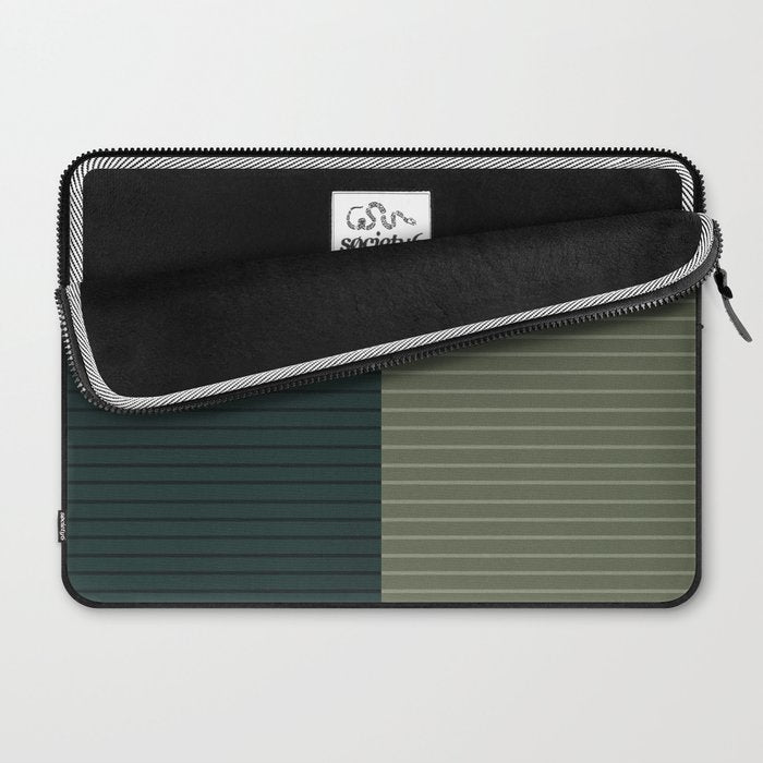 Color Block Lines XXXIX Laptop Sleeve Gallery Image 2