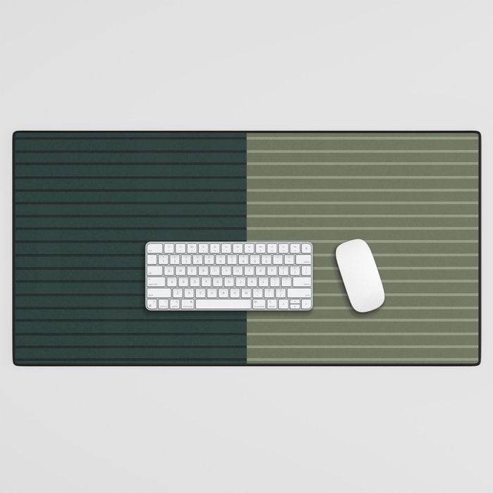 Color Block Lines XXXIX Desk Mat Gallery Image 1