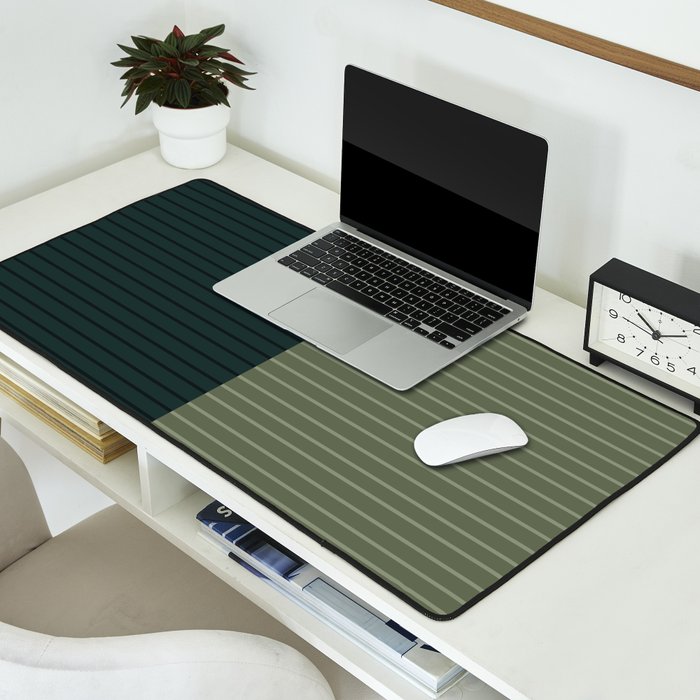 Color Block Lines XXXIX Desk Mat Gallery Image 2