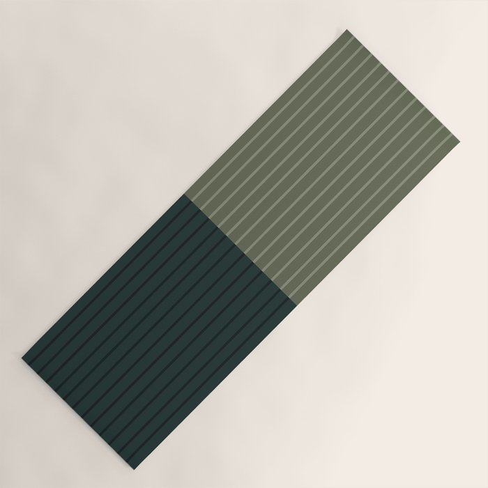 Color Block Lines XXXIX Yoga Mat Gallery Image 1