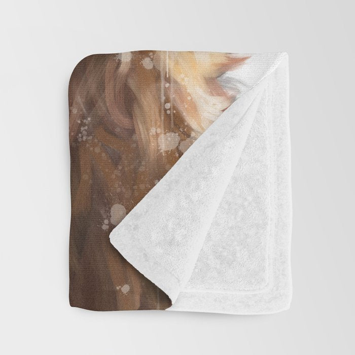 Christmas Highland Cow Throw Blanket Gallery Image 3