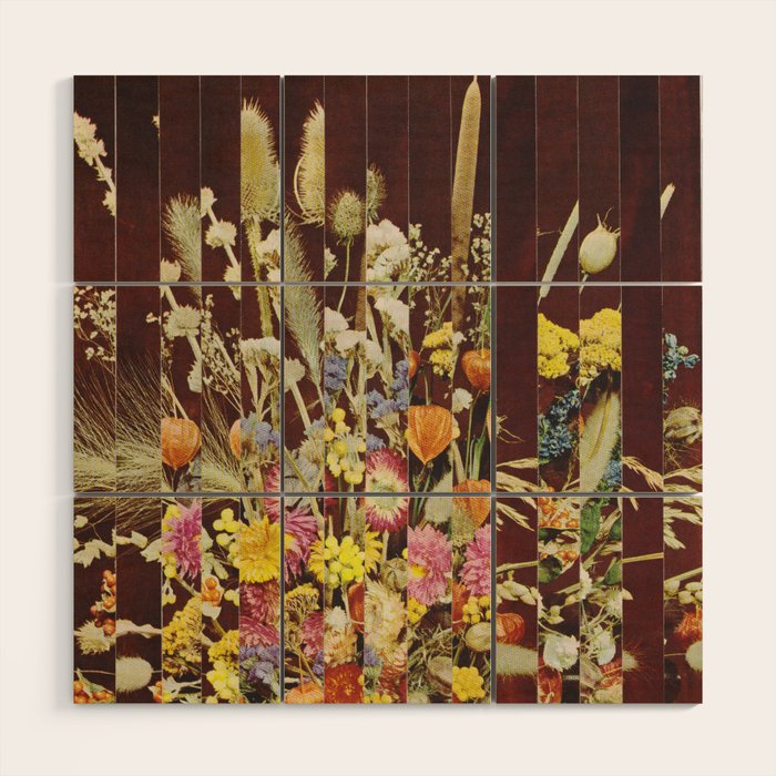 Bunch of Flowers 1 Wood Wall Art Gallery Image 1