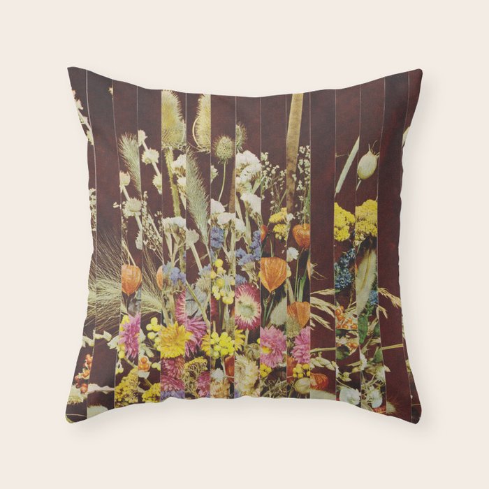 Bunch of Flowers 1 Throw Pillow Gallery Image 1