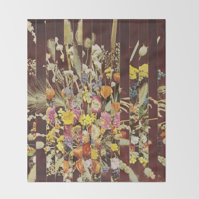 Bunch of Flowers 1 Throw Blanket Gallery Image 2