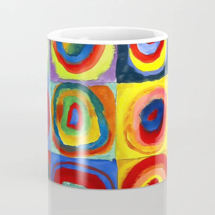 Kandinsky, Farbstudie - Quadrate und konzentrische Ringe, Color Study. Squares with Concentric Circles 1913 Coffee Mug Gallery Image 4