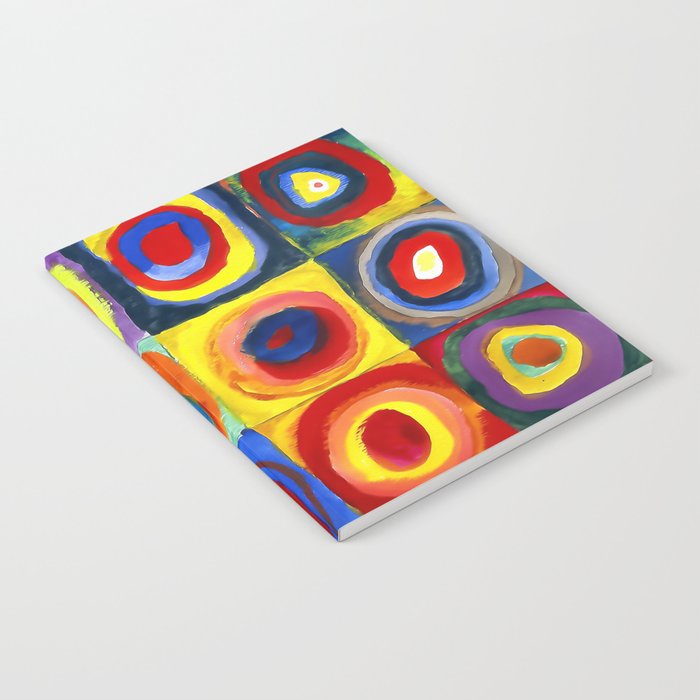 Kandinsky, Farbstudie - Quadrate und konzentrische Ringe, Color Study. Squares with Concentric Circles 1913 Notebook Gallery Image 1