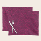 Raspberry Paint Drops Placemat Gallery Image 1