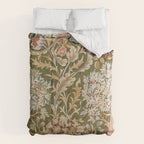 William Morris & May Morris Woodland Embroidery Duvet Cover Gallery Image 6